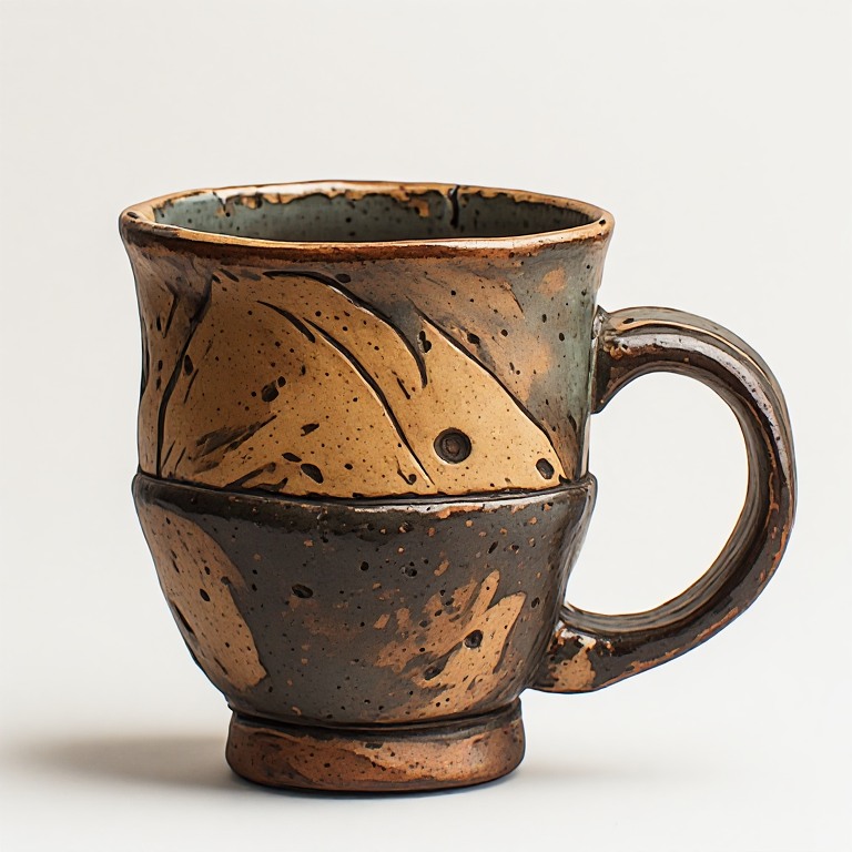 Living Water Hand-Carved Mug